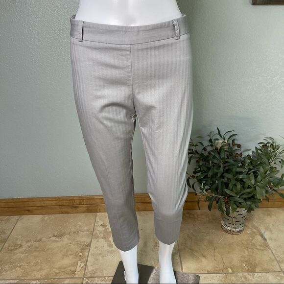 Urban Outfitters BDG Gray Herringbone Capris Sz 6 - Picture 11 of 15